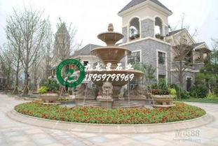 【景觀水缽雙層石雕噴泉噴泉雕塑歐式噴泉】-