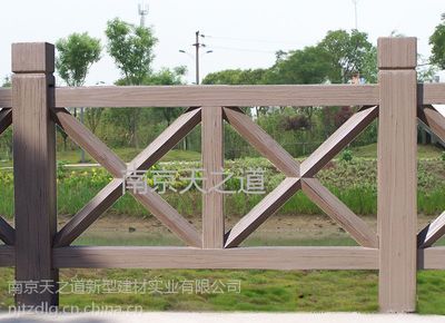 水泥仿木欄桿河道護(hù)欄園林景觀護(hù)欄