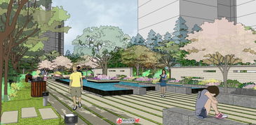 一個(gè)公園精細(xì)模型 su模型庫(kù)精品區(qū) sketchup吧 sketchup中文門(mén)戶(hù)網(wǎng)站